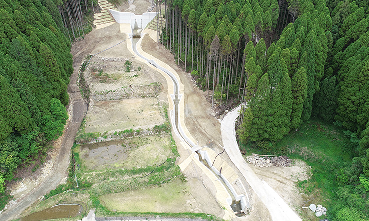 緊急治山第7118165-003号 大野地区災害関連緊急治山事業工事(渓間工)